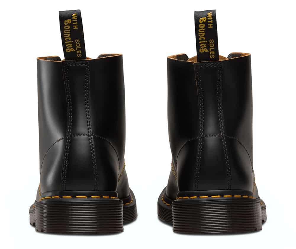 Dr. Martens 101 Black Vintage Smooth 6-Eye Boot - Image 5