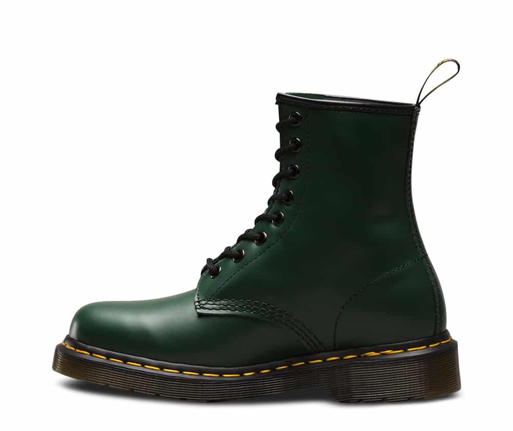Dr. Martens 1460 Green Smooth 8-Eye Boot - Image 4