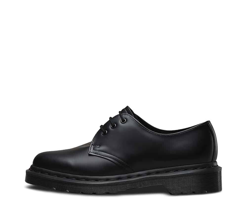 Dr. Martens 1461 Black Mono Smooth 3-Eye Shoe - Image 4