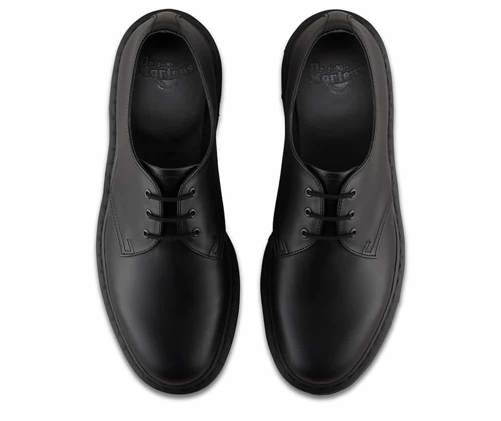 Dr. Martens 1461 Black Mono Smooth 3-Eye Shoe - Image 7
