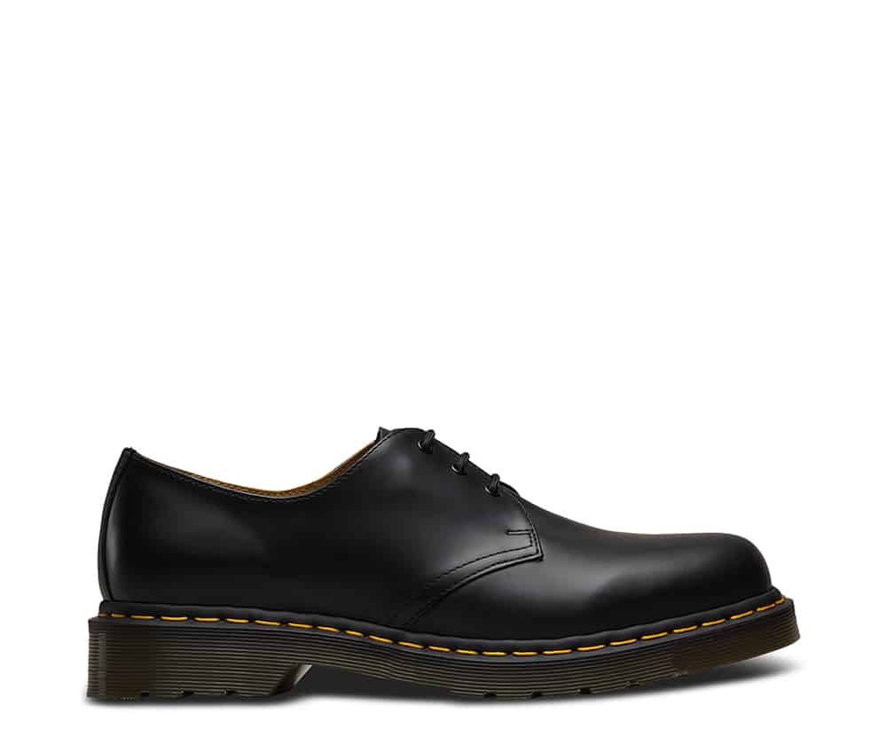 Dr. Martens 1461 Black Smooth 3-Eye Shoe - Image 2