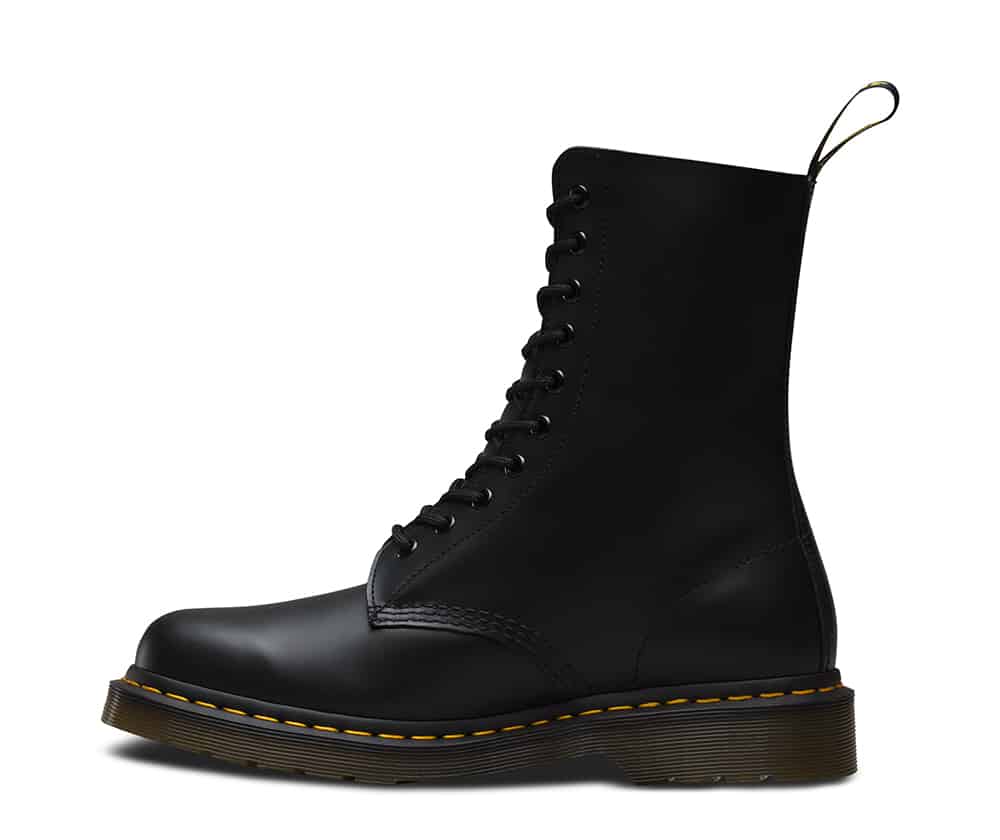 Dr. Martens 1490 Black Smooth 10-Eye Boot - Image 4