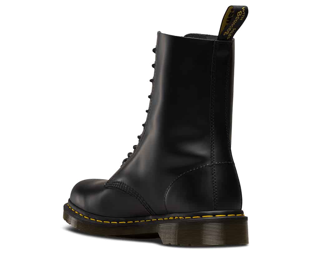 Dr. Martens 1490 Black Smooth 10-Eye Boot - Image 5