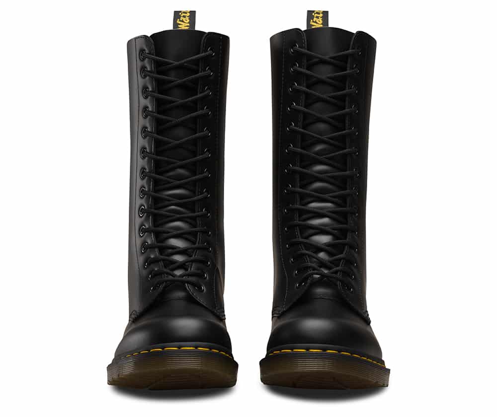 Dr. Martens 1914 Black Smooth 14-Eye Boot - Image 3