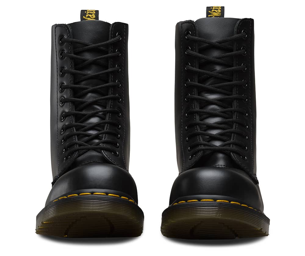Dr. Martens 1919 Black Fine Haircell Steel Toe 10-Eye Boot - Image 3