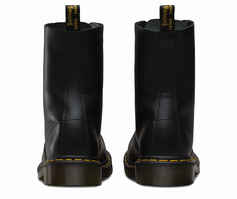 Dr. Martens 1919 Black Fine Haircell Steel Toe 10-Eye Boot - Image 5