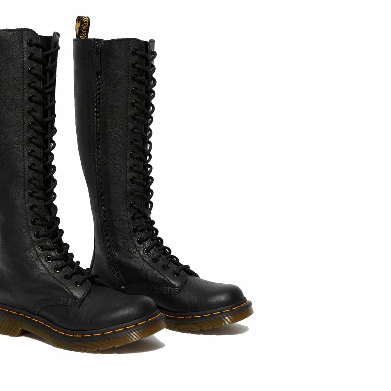 Dr. Martens 1B60 Black Virginia 20-Eye Boot - Image 4