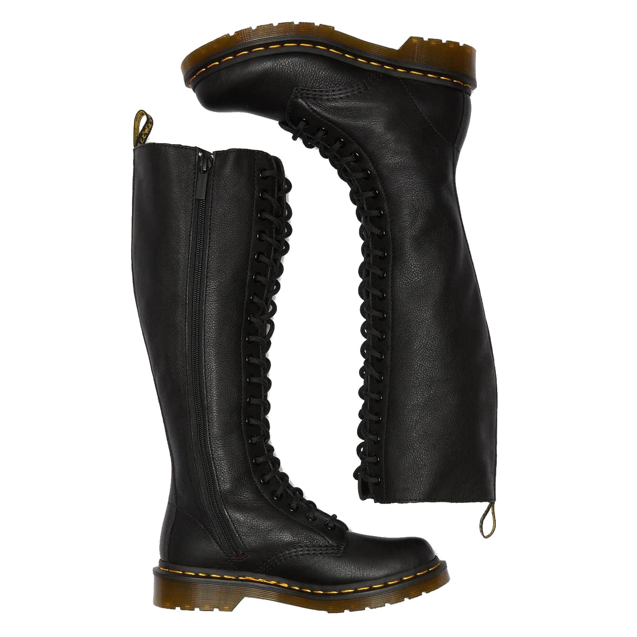 Dr. Martens 1B60 Black Virginia 20-Eye Boot - Image 8