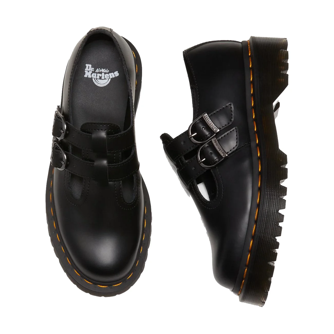 Dr. Martens 8065 II Black Smooth Platform Mary Jane - Image 8