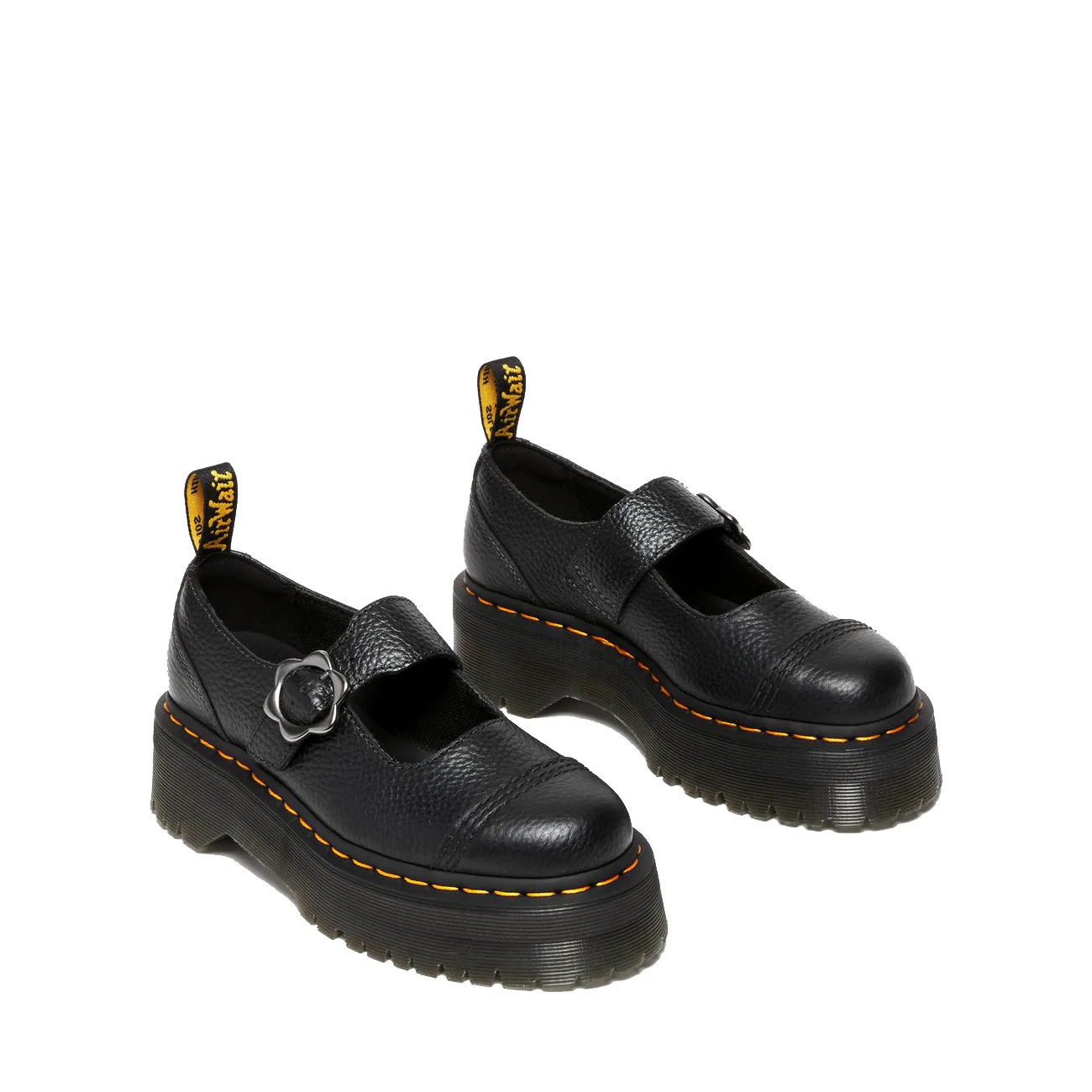 Dr. Martens Addina Flower Buckle Leather Platform Mary Jane - Image 3