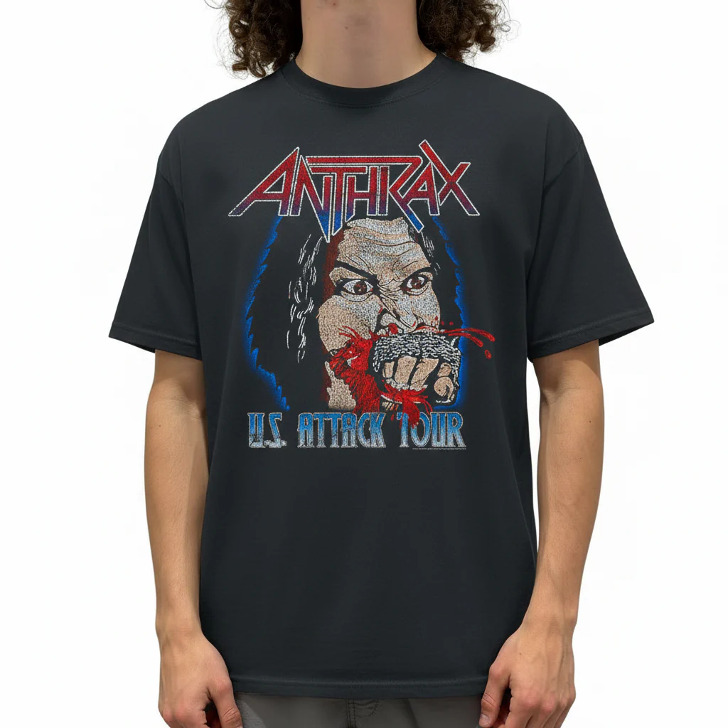 Anthrax US Attack Tour T-Shirt - Image 2