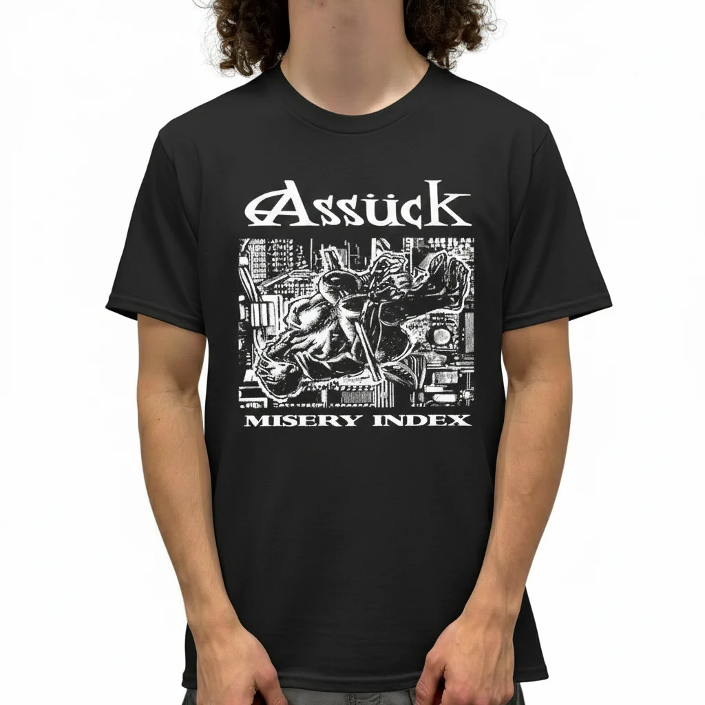 Assuck Misery Index T-Shirt - Image 2
