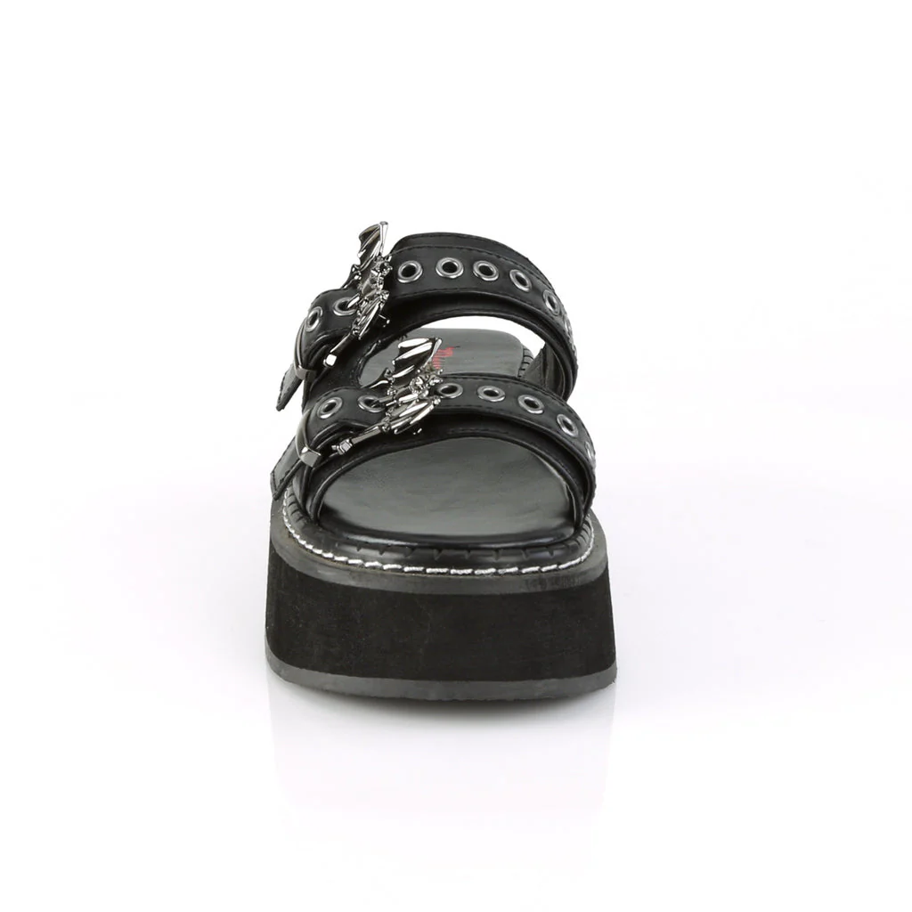 Demonia Bat Buckle Platform Sandal - Image 2