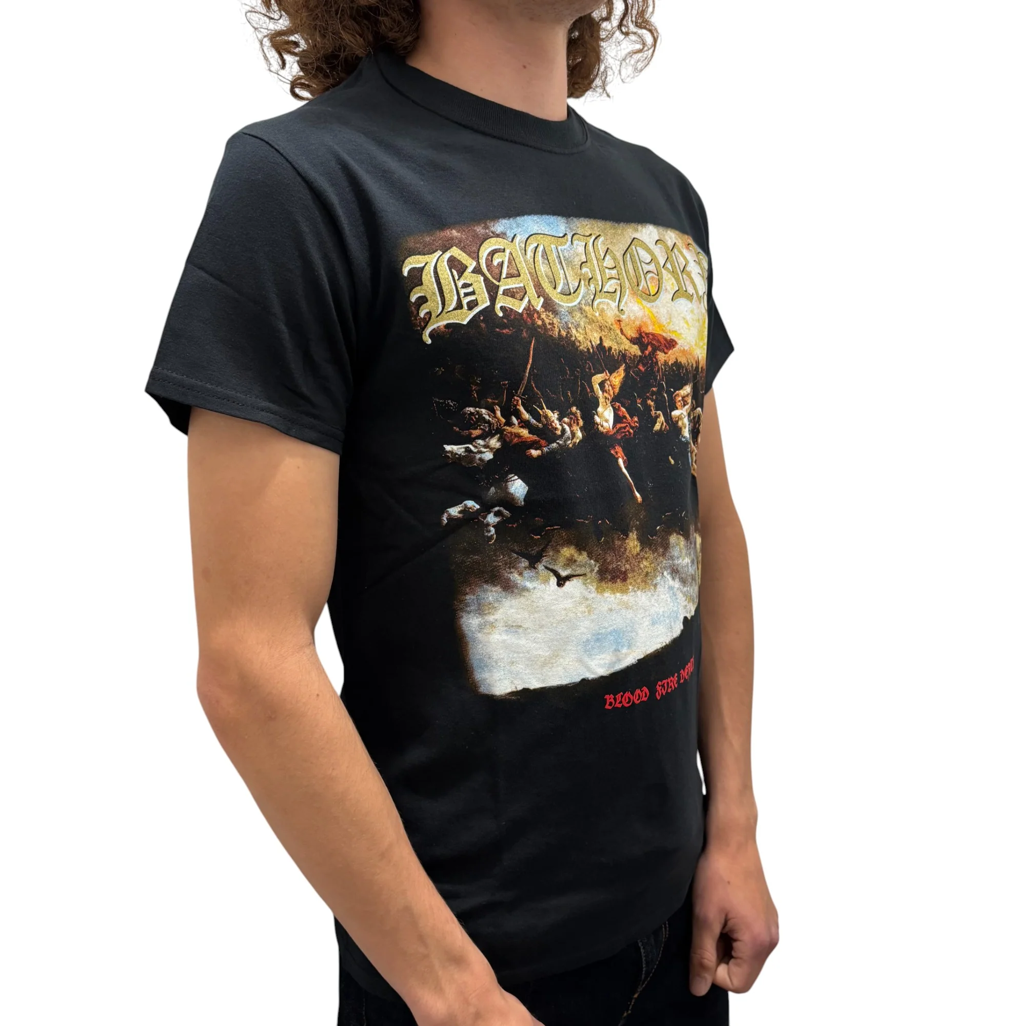 Bathory Blood Fire Death T-Shirt - Image 3