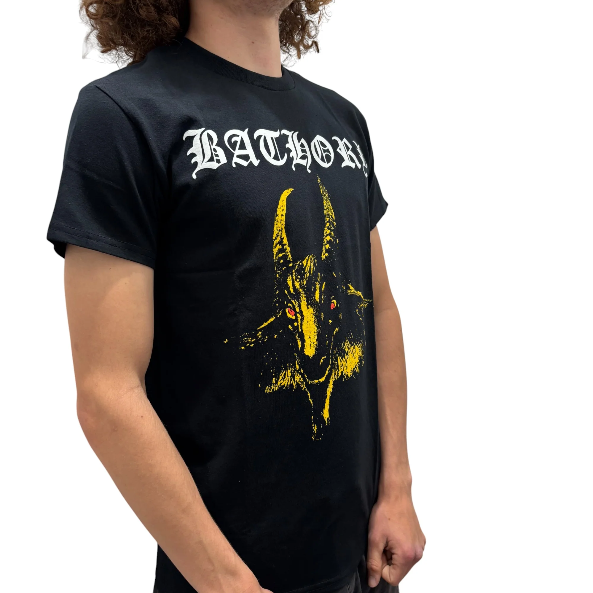 Bathory Yellow Goat T-Shirt - Image 3