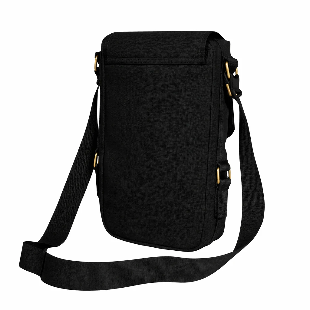 Black Canvas Military Tech Bag - Image 3
