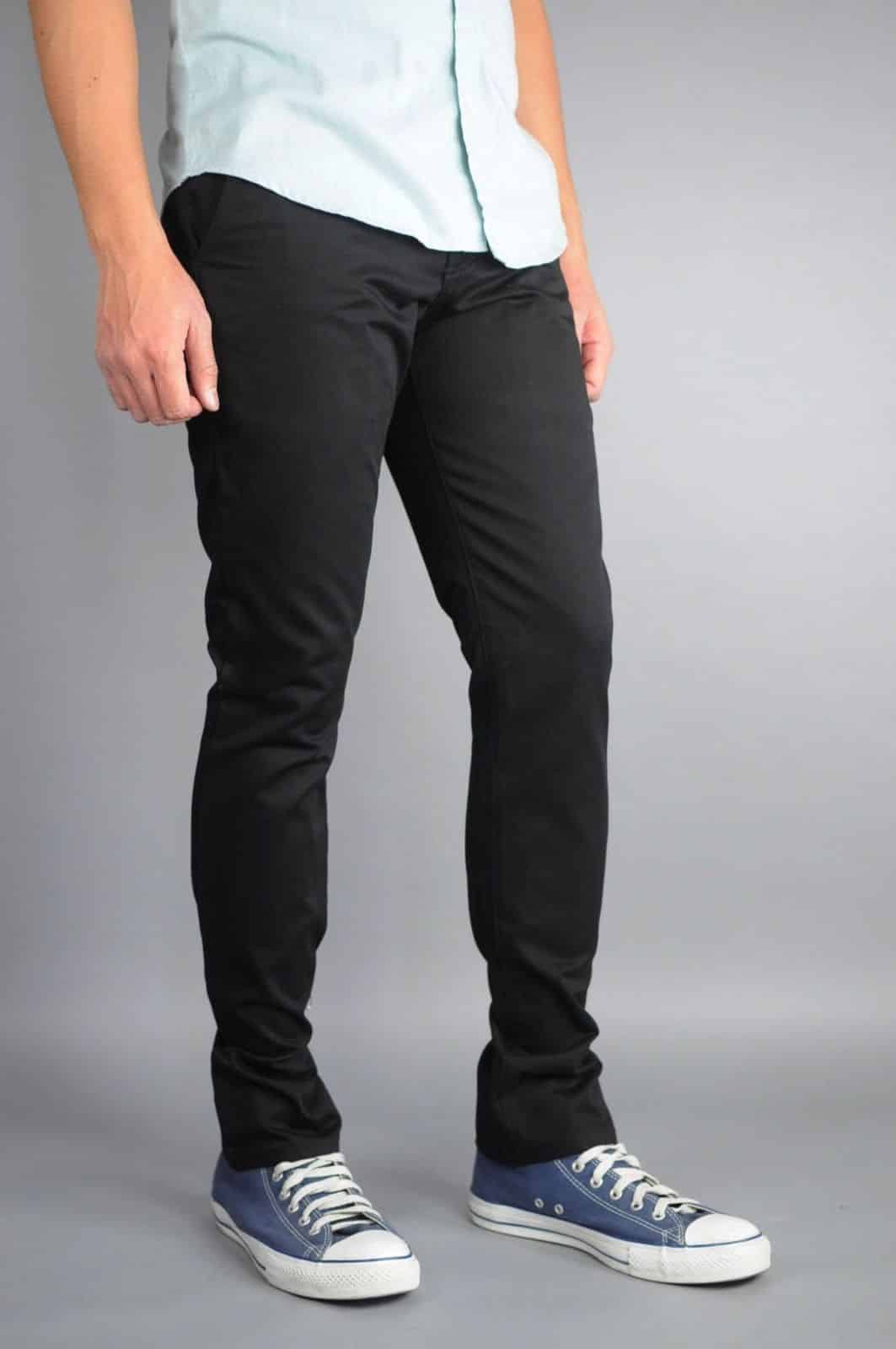 Black Chino Pants by Neo Blue - Image 3