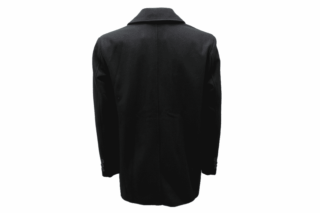 Black Double Breasted Pea Coat - Image 3