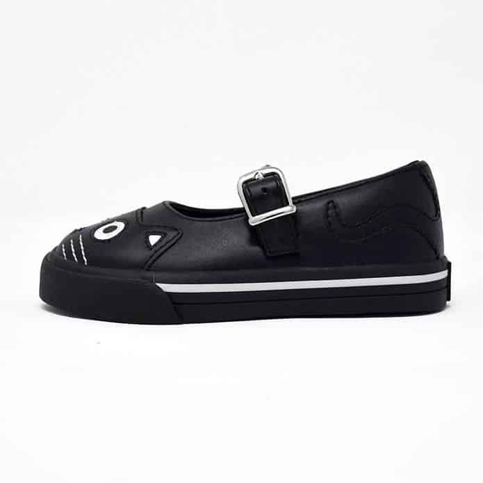 TUK Black Kitty Mary Jane Toddler Sneaker A9725 - Image 2