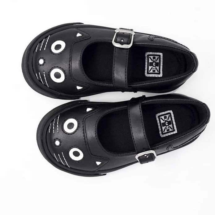 TUK Black Kitty Mary Jane Toddler Sneaker A9725 - Image 3