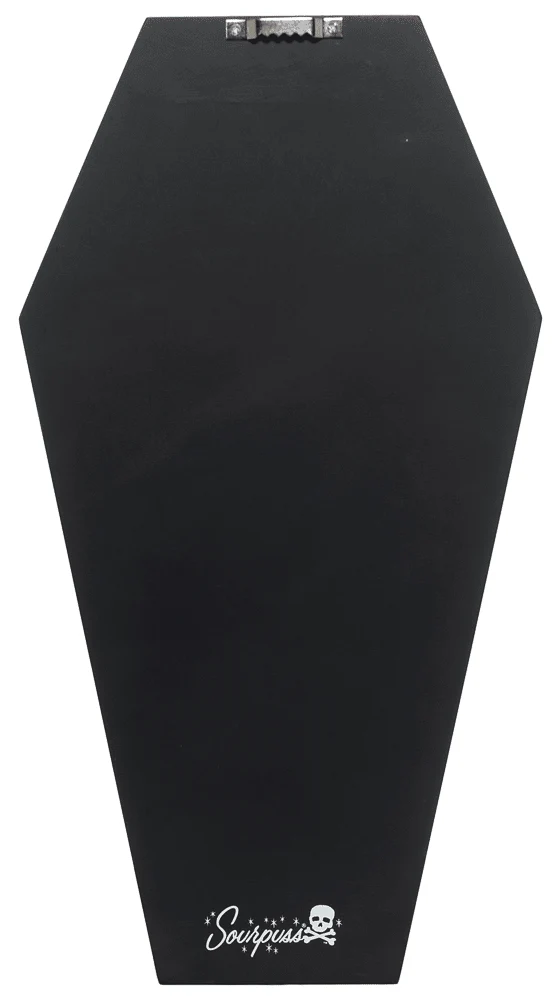 Black Leopard Coffin Shelf by Sourpuss Clothing - Image 2
