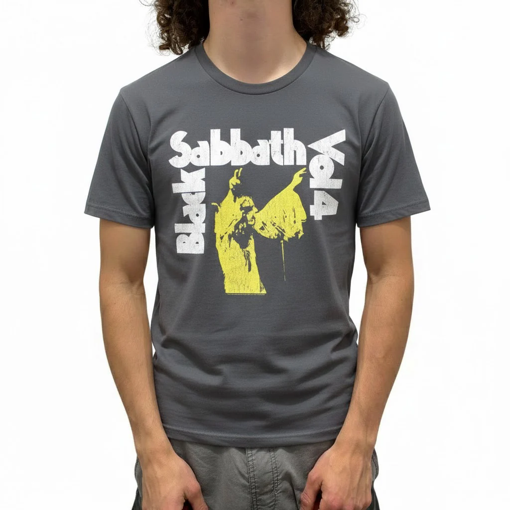 Black Sabbath Vol 4 Distressed T-Shirt - Image 2