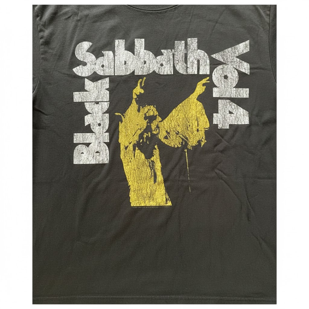 Black Sabbath Vol 4 Distressed T-Shirt - Image 3