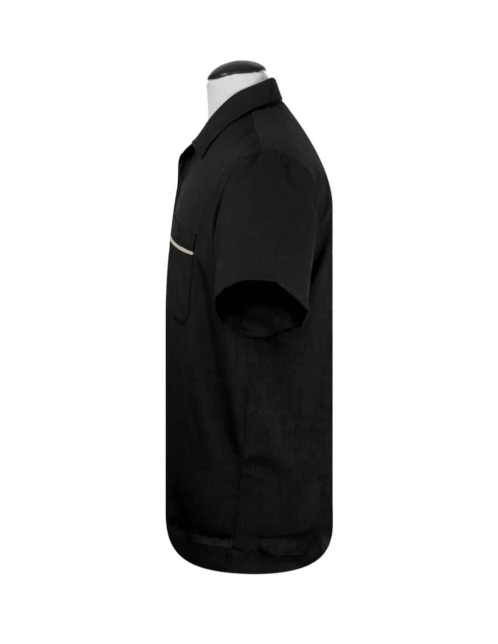 Black Sage Bowling Shirt by Steady Clothing - Image 2