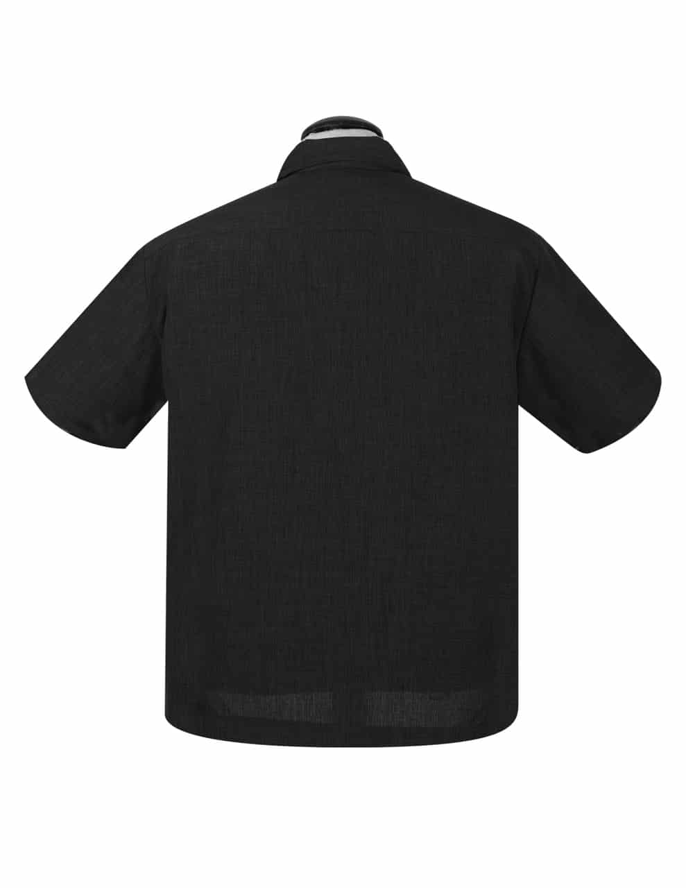 Black Sage Bowling Shirt by Steady Clothing - Image 3