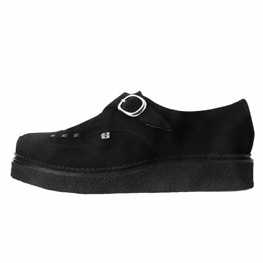 TUK Black Suede Pointed Original Creeper D9765 - Image 2