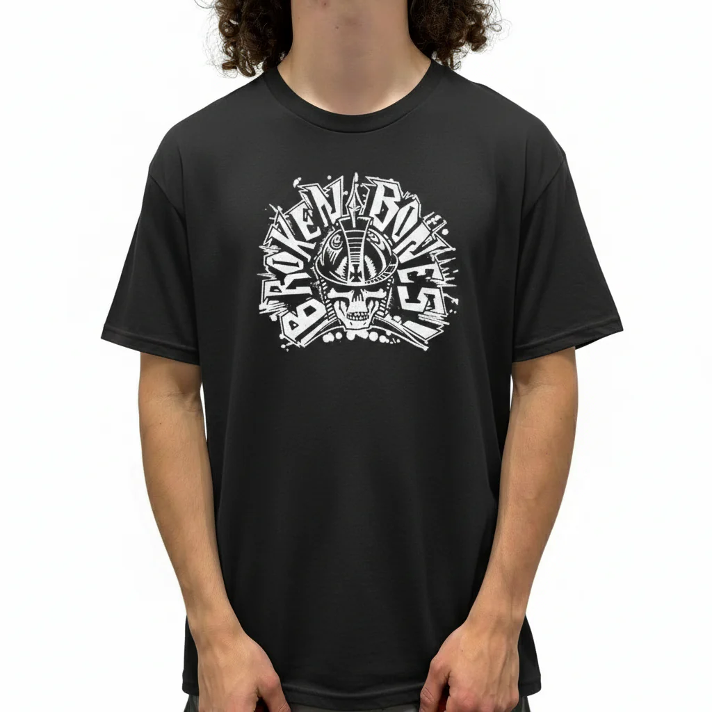 Broken Bones Classic Logo T-Shirt - Image 2