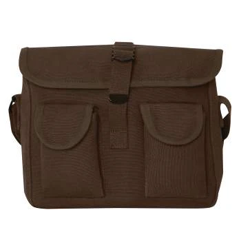 Brown Canvas Ammo Shoulder Bag - Image 2