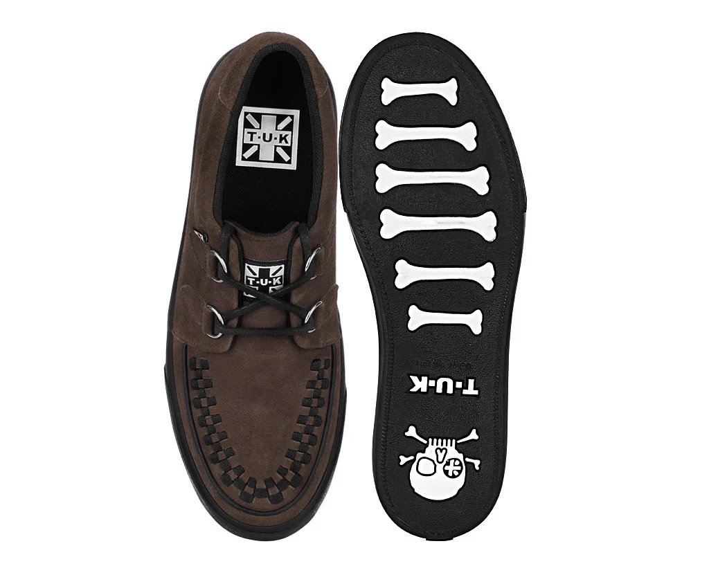 TUK Brown Suede Creeper Sneaker A3433 - Image 2