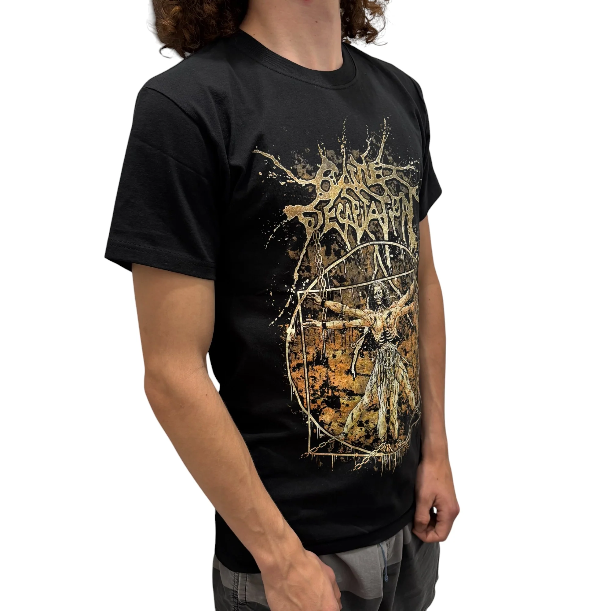 Cattle Decapitation Vitruvian T-Shirt - Image 3