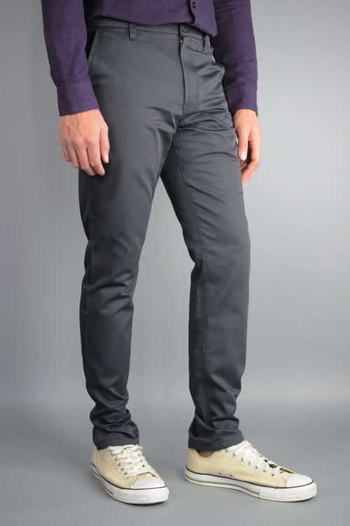 Charcoal Chino Pants by Neo Blue - Image 2