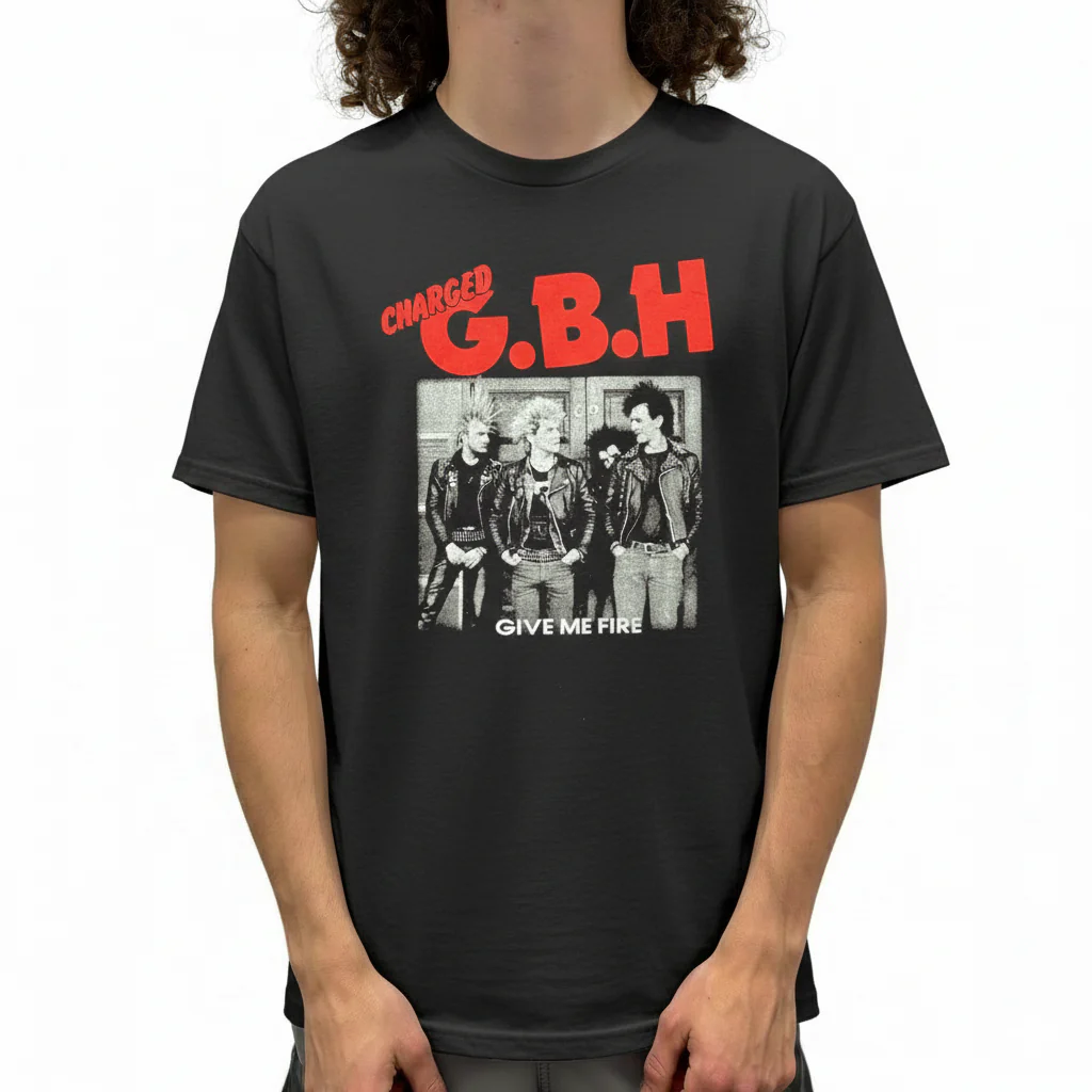Charged GBH Give Me Fire T-Shirt - Image 2