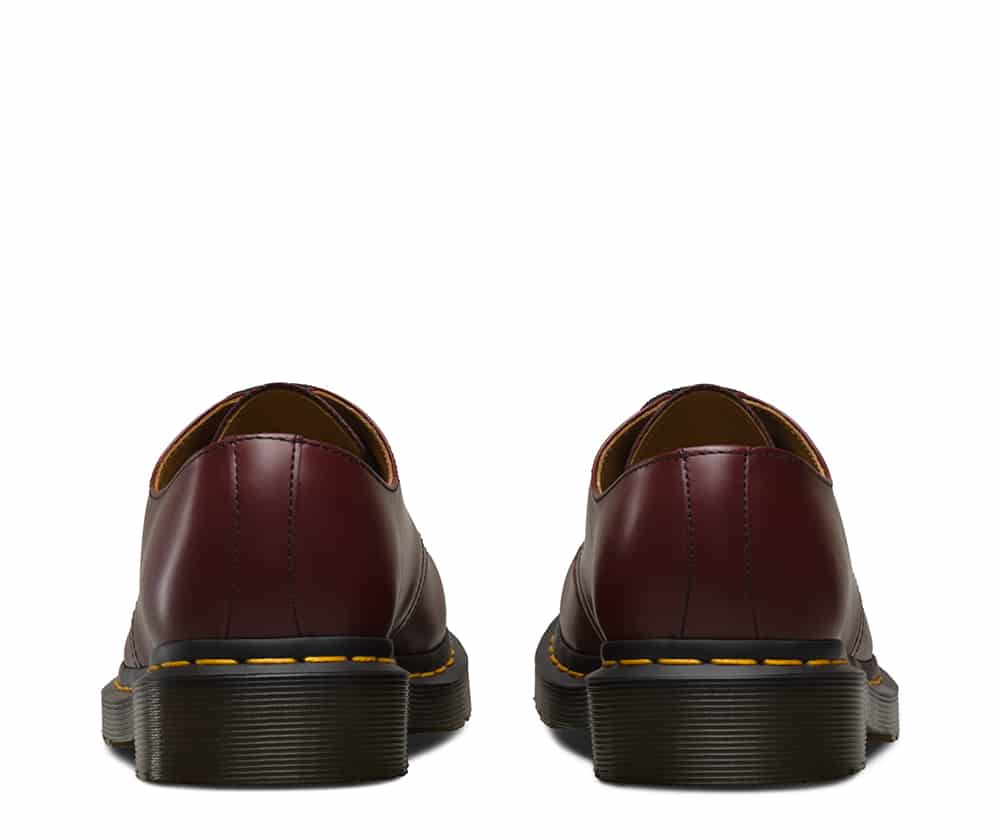 Dr. Martens 1461 Cherry Red Smooth 3-Eye Shoe - Image 5