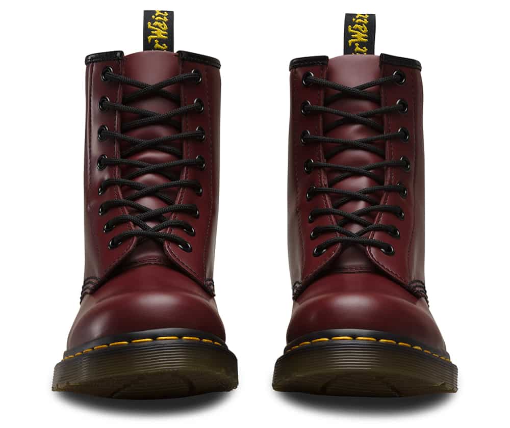 Dr. Martens 1460 Cherry Red Smooth 8-Eye Boot - Image 3