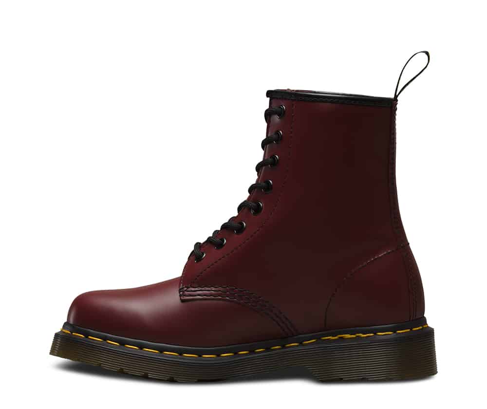 Dr. Martens 1460 Cherry Red Smooth 8-Eye Boot - Image 4