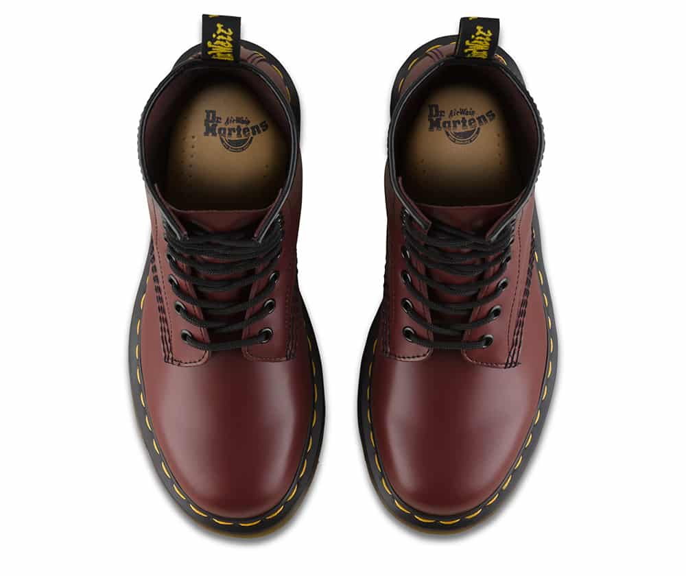 Dr. Martens 1460 Cherry Red Smooth 8-Eye Boot - Image 7