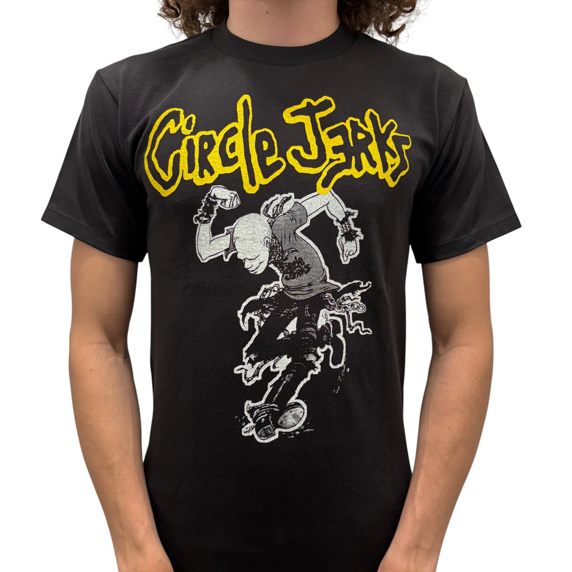 Circle Jerks Blk/White Skank Man T-Shirt - Image 2