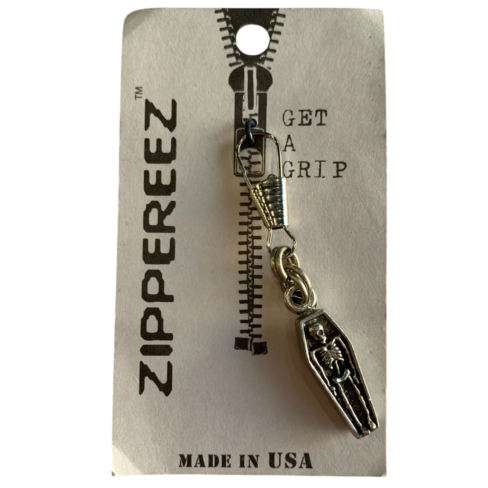 Coffin Zipper Pulls for Biker Jacket - Image 3