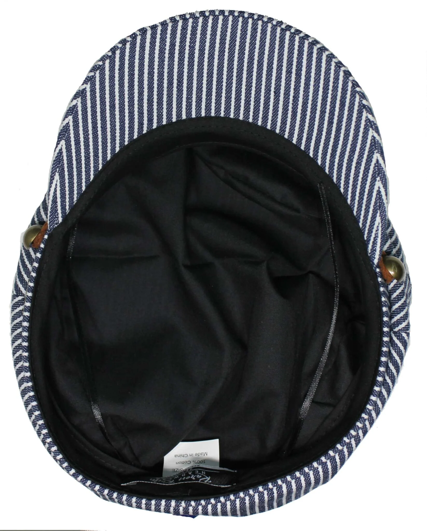 Cotton Striped Greek Fisherman Hat - Image 2