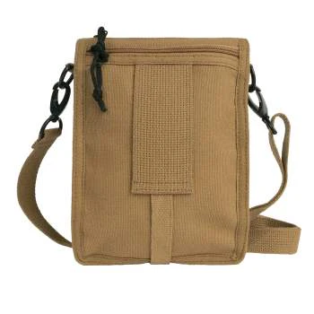 Coyote Brown Canvas Travel Portfolio Bag - Image 4