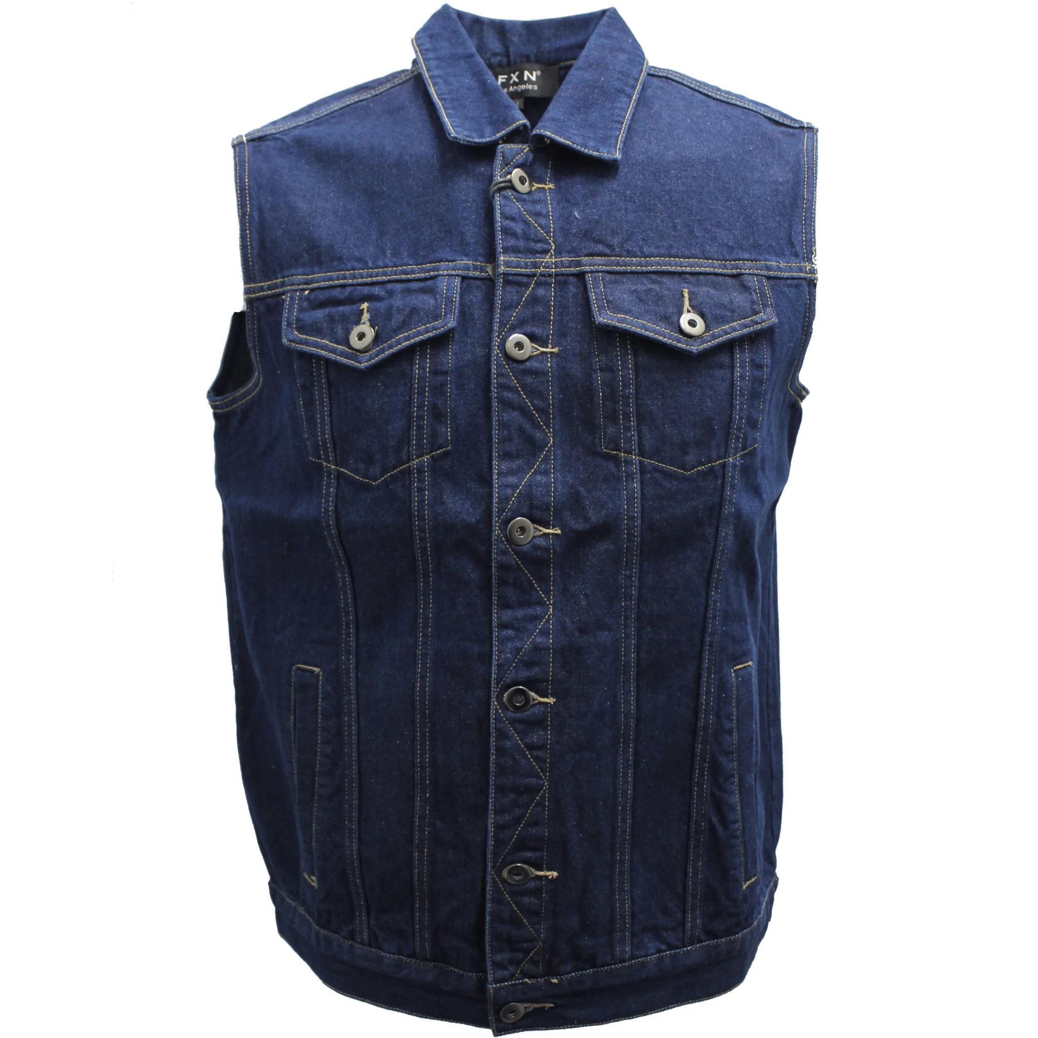 Dark Blue Denim Battle Vest - Image 3