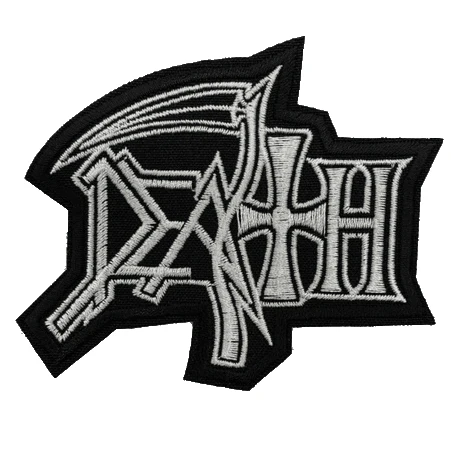 Death Logo Embroidered Patch