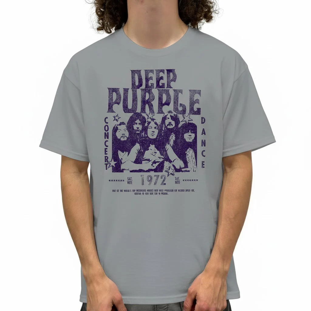 Deep Purple Group Photo T-Shirt - Image 2
