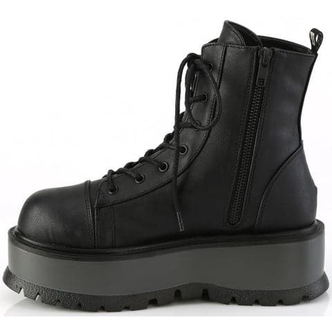 Demonia Black Platform Boot Slacker-55 - Image 2