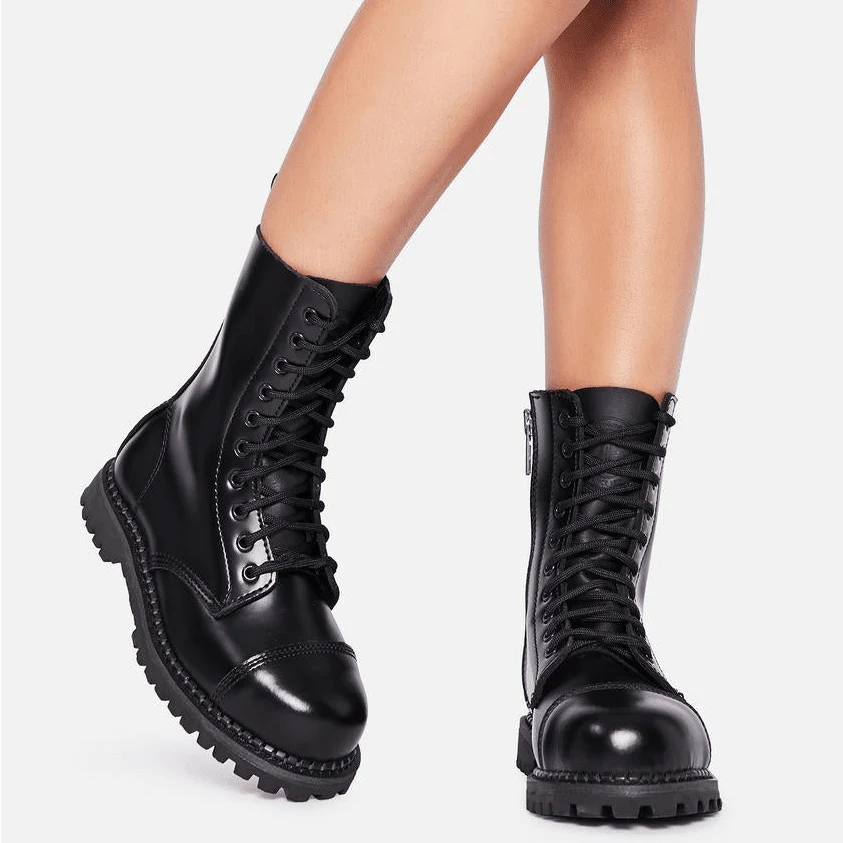 Demonia Steel Toe Ankle Boots Riot-10 Boots - Image 4