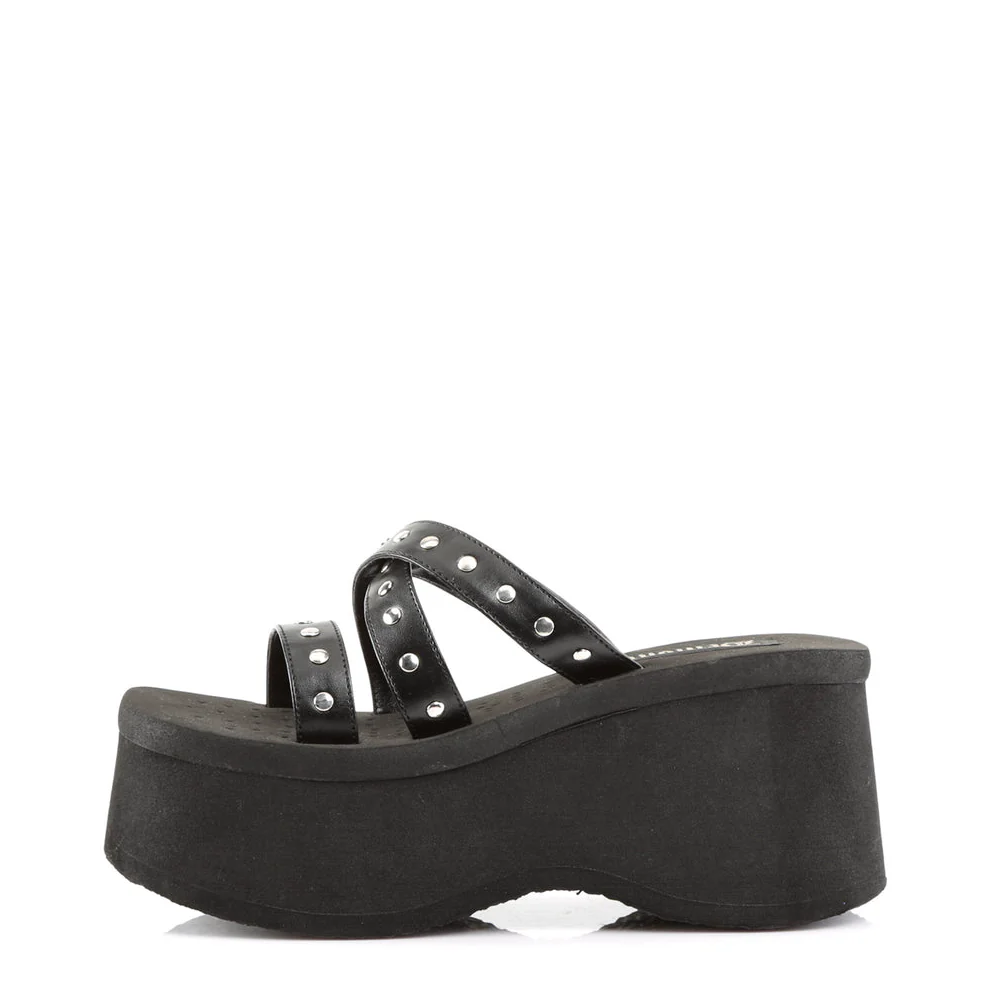 Demonia Studded Platform Sandal - Image 2